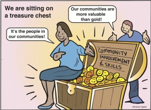 ABCD is about the community discovering their treasure chest of assets.