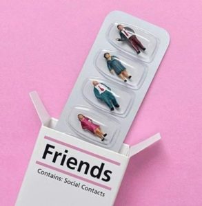 Friends capsules Contain Social Contacts