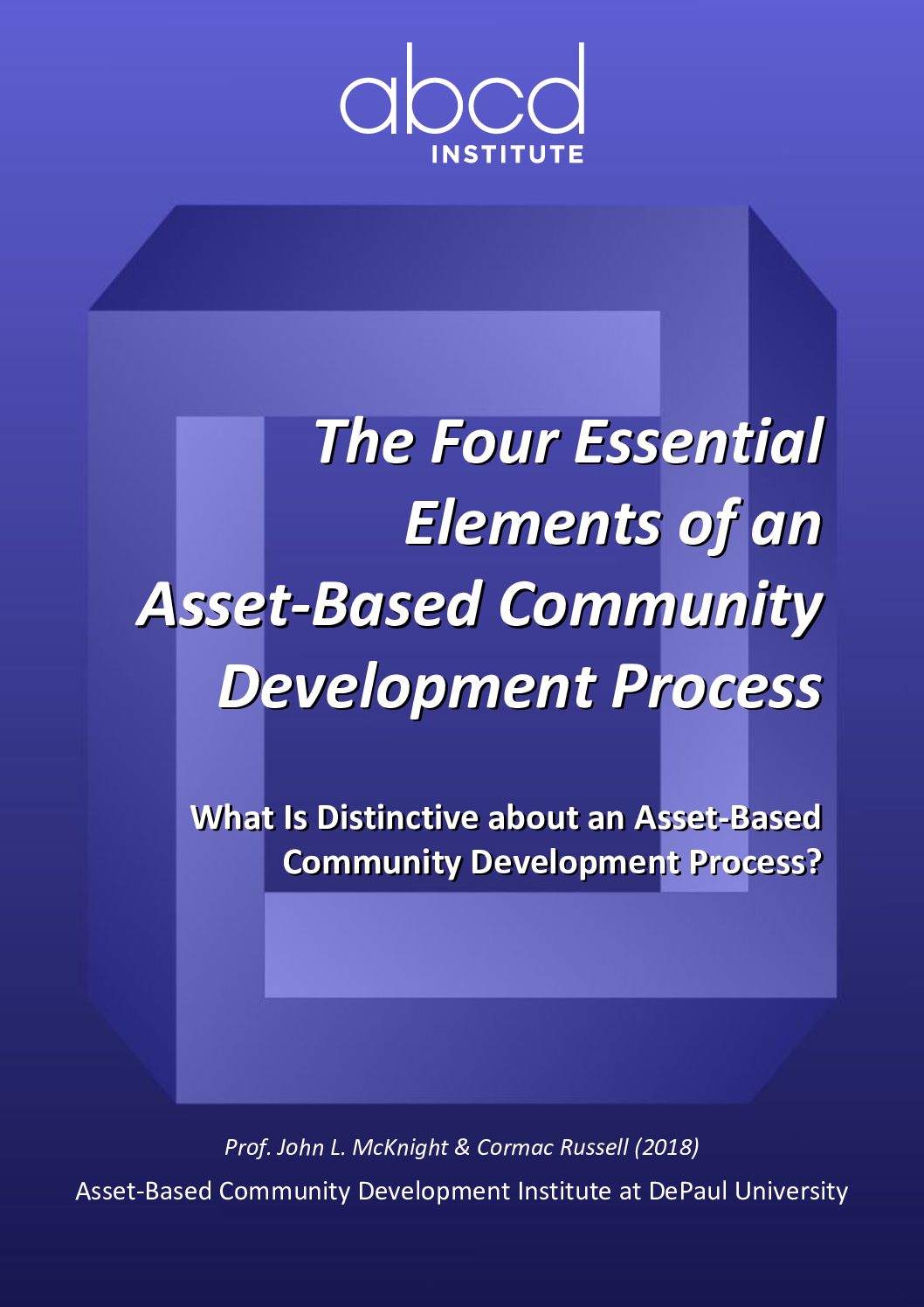 Four Essential Elements of an ABCD Process